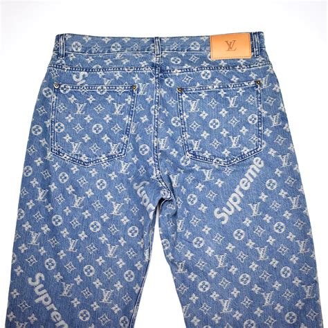 lv supreme shorts|louis vuitton sweatpants.